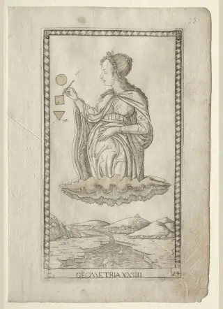 Geometria, The Mantegna Tarocchi