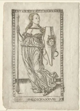 Philosofia, The Mantegna Tarocchi