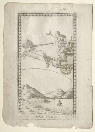 Luna, The Mantegna Tarocchi