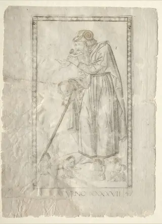 Saturno, The Mantegna Tarocchi