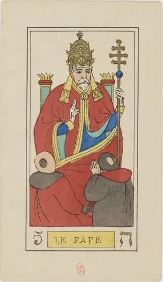 Le Pape, The Oswald Wirth Tarot