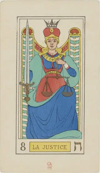 La Justice, The Oswald Wirth Tarot