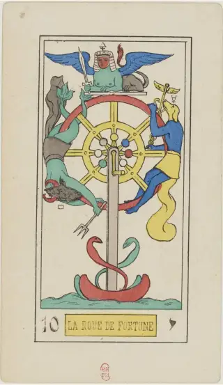 La Roue de Fortune, The Oswald Wirth Tarot