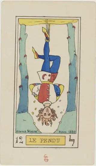 Le Pendu, The Oswald Wirth Tarot