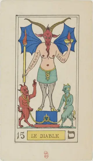 Le Diable, The Oswald Wirth Tarot