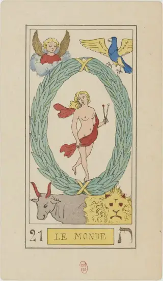 Le Monde, The Oswald Wirth Tarot